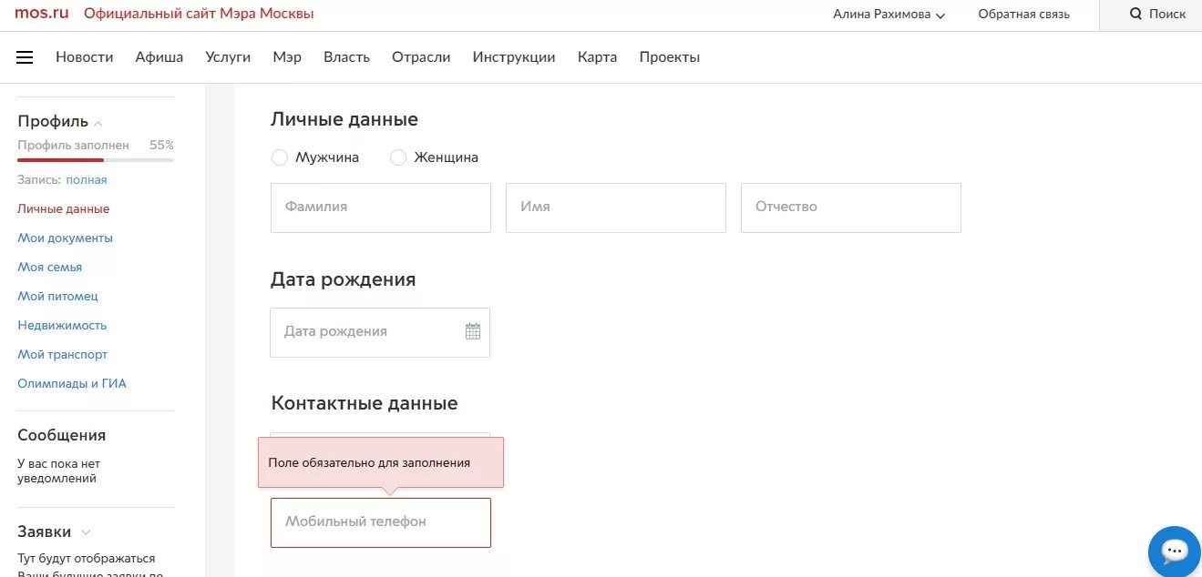 Мос ру данные ребенка. Заполнение данных ребенка на Мос. Ру. Заполнение данных. Профиль Мос ру городские проекты. Заполнение личного профиля.