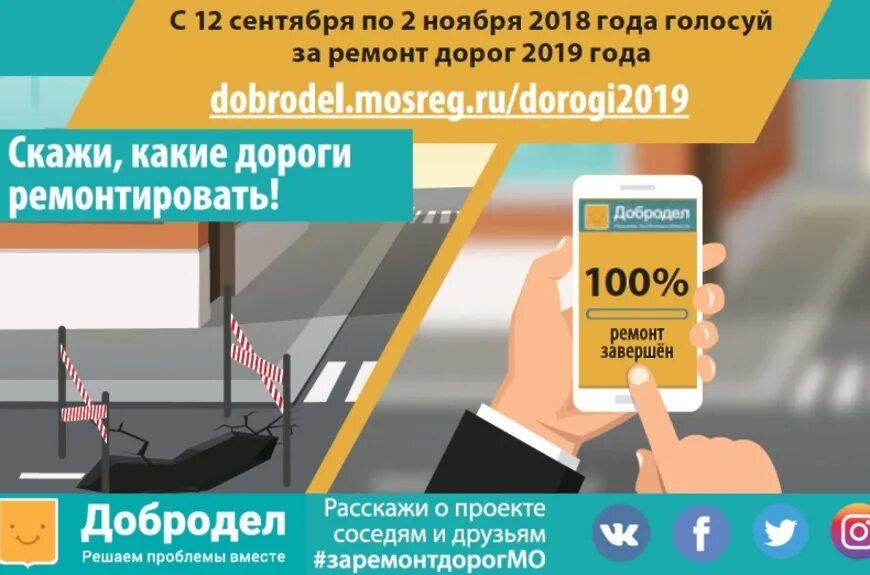 Голосование на Доброделе. Добродел голосование. Голосование за дороги Добродел. Ремонт дорог Добродел.