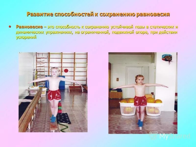 Способность сохранять устойчивое положение тела. Способность сохранять устойчивое положение тела