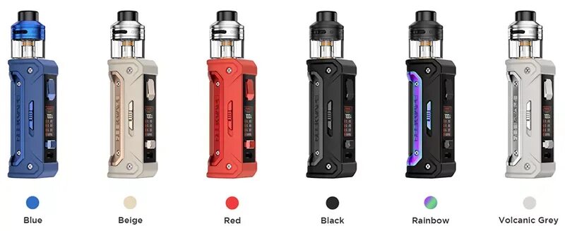 Как выглядит б 100 вейп Набор GeekVape E100 kit 100 Вт 4.5ml Volcanic Grey, 1 шт без аккумулятора(18650)