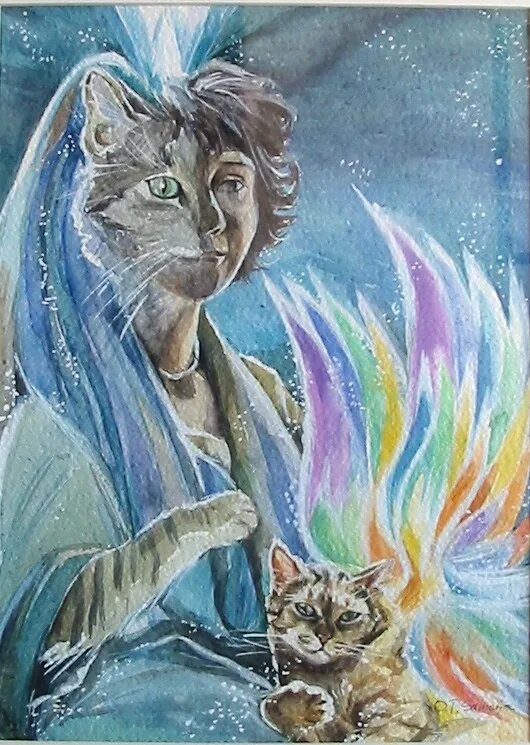 Кошка скребет на душе. Кошка под душем. Коты воители воробей. Коты уходят на радугу. Мост радуги.