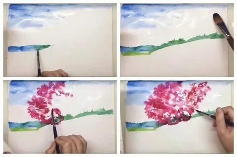 Рисунок красками это