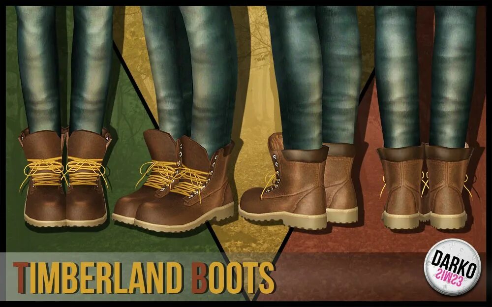 Sim boot. Sims 4 тимберленды. тимберленды симс 3. sims 3 зимняя обувь мужская. the sims 3 мужские туфли.