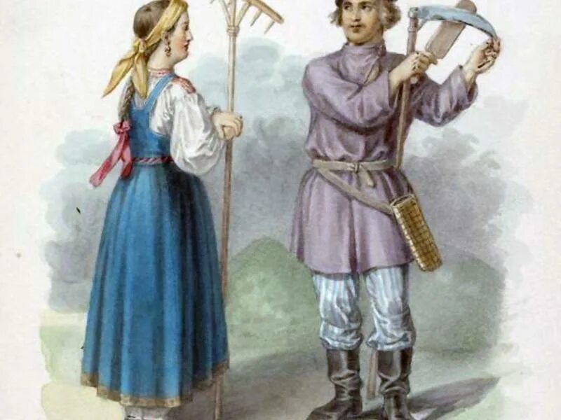 Одежда крестьян в россии 18 век. Крепостные крестьяне одежда. Одежда российских крестьян 19 века. Одежда крестьян 18 века в россии. 1869.