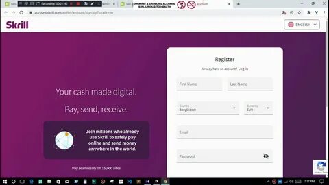 Can t create an account