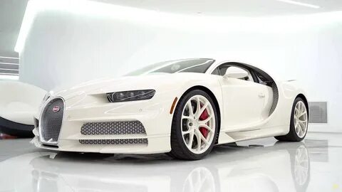 Белый bugatti