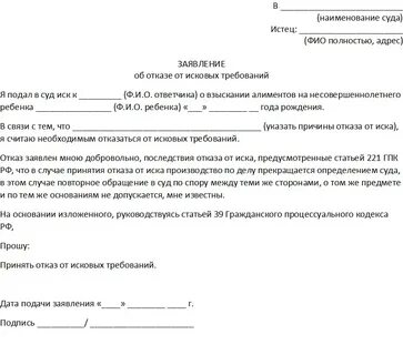 Как можно отказаться от алиментов