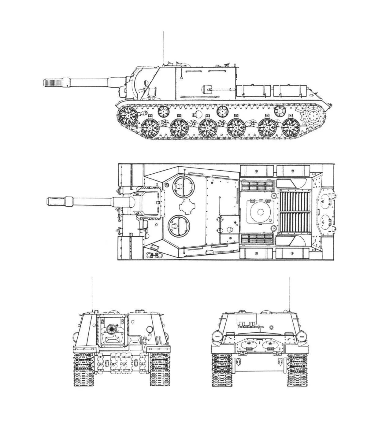 Танк ISU 152. Чертеж танка ИСУ 122. Чертёж танка ИСУ 152 С размерами. ИСУ-122 чертежи. Ису раскраска