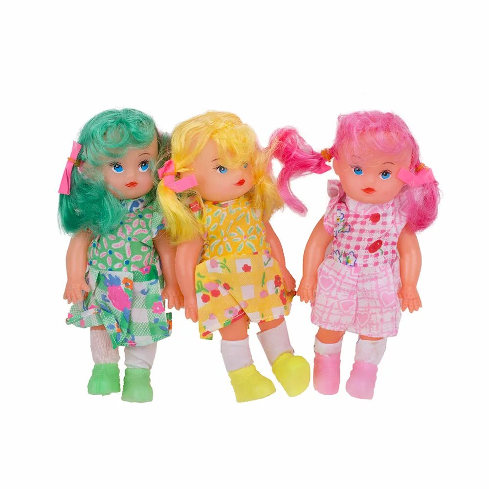 Игрушки и куклы. Куклы, игрушки и наборы. Три куклы. Четыре куклы. Три пупса