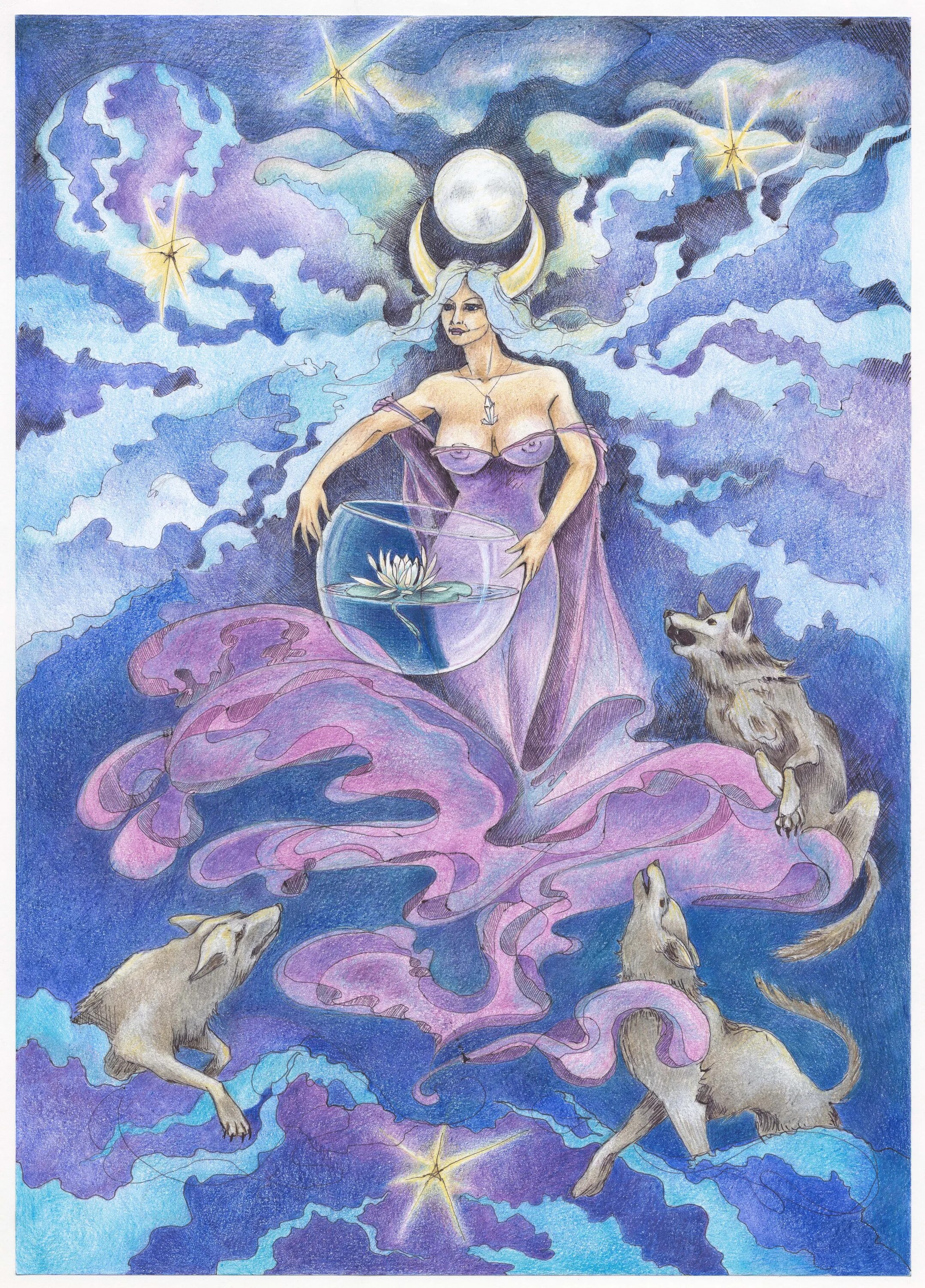 Какой бог луны. Селена богиня луны. селена богиня луны легенда. дивия лунная богиня. богиня айя.