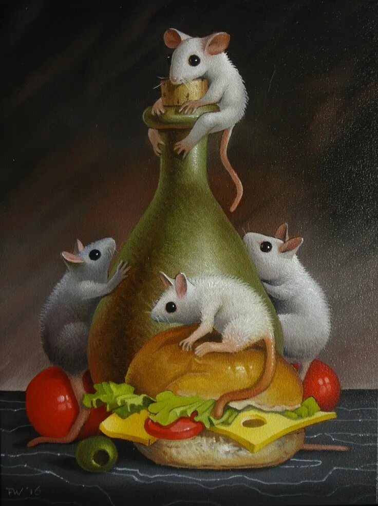 Мышки в живописи. Мышь с сыром. Мыши в картинах художников. Крыса картина. Про мышей и сыр