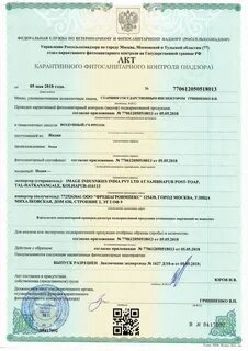 Погасить карантинный сертификат