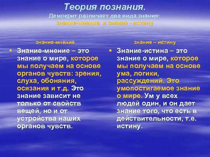 Теория познания. Философская теория познания. Гносеология это в философии.