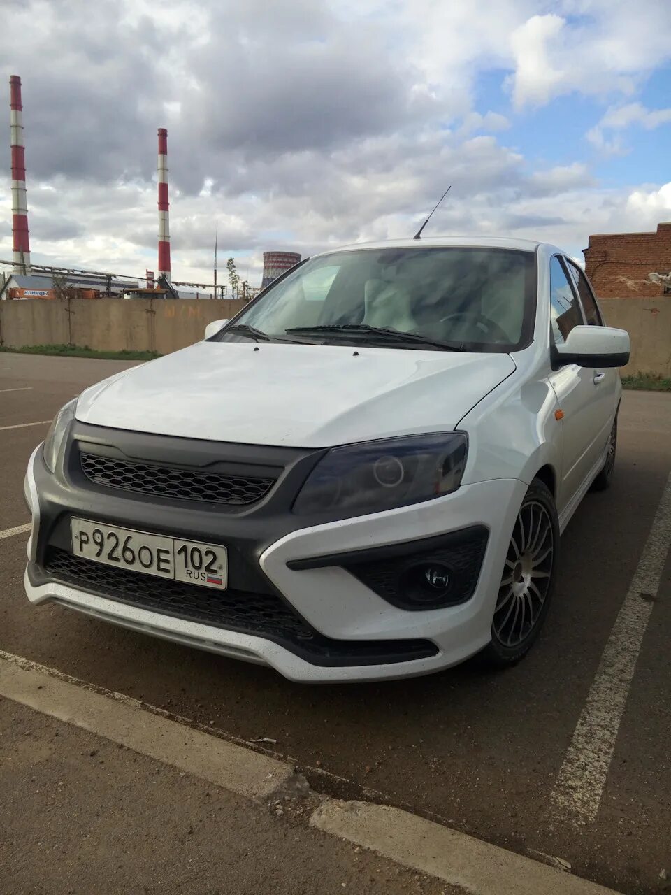 Бампер передний спорт гранта LkbAuto.ru