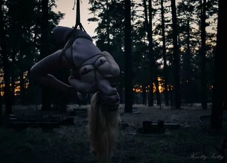 Kylie in the Woods at Sunset Scrolller.