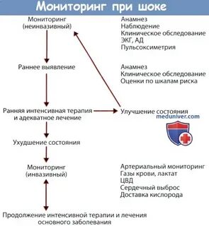 Первая помощь при шоках тест