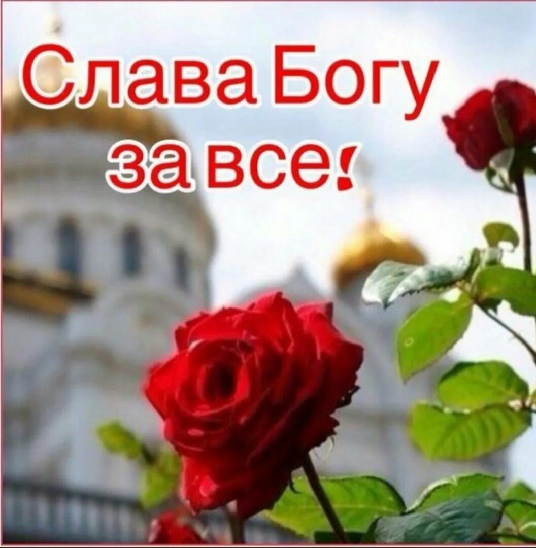 Спасибо богу за все. Слава богу за все!. открытка благодарность богу. открытки слава богу.
