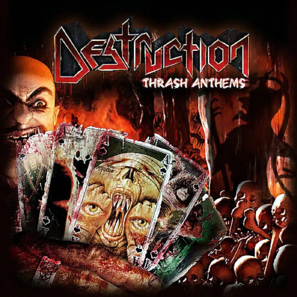 Группа ДЕСТРУКТИОН. Destruction обложки альбомов. Destruction Thrash Anthems II. Трэш альбомы