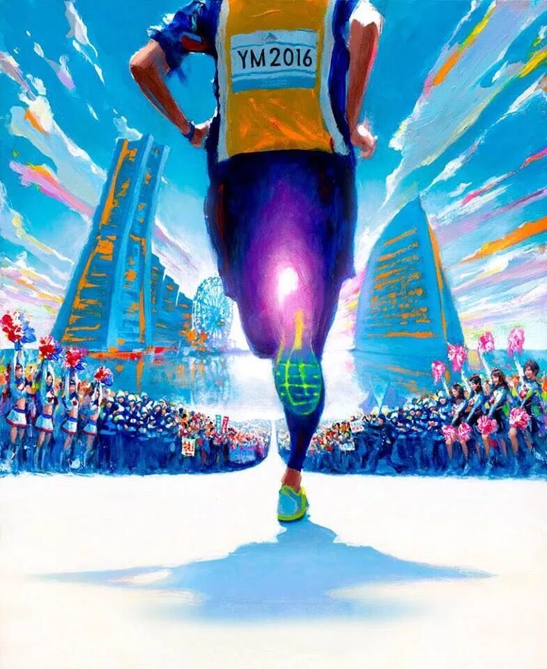 Running art