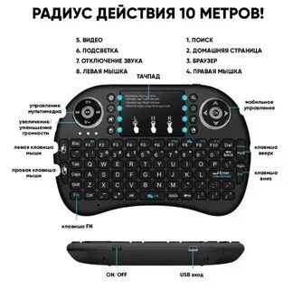 Инструкция беспроводной мини клавиатуры