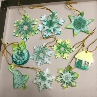 Новогодние игрушки своими руками из смолы эпоксидной