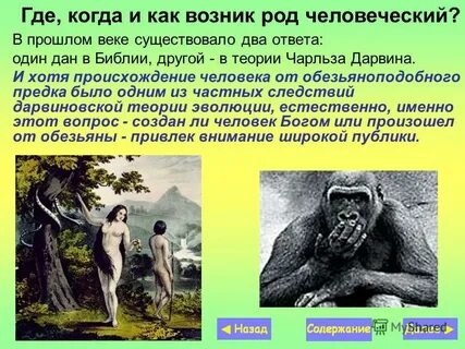 История возникновения рода