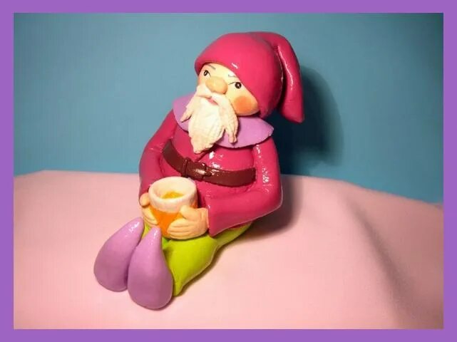 лепка гнома. лепка гнома. как слепить гнома. как слепить гнома. гномы из пластилина.