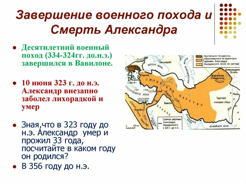 Тест по теме македонские завоевания