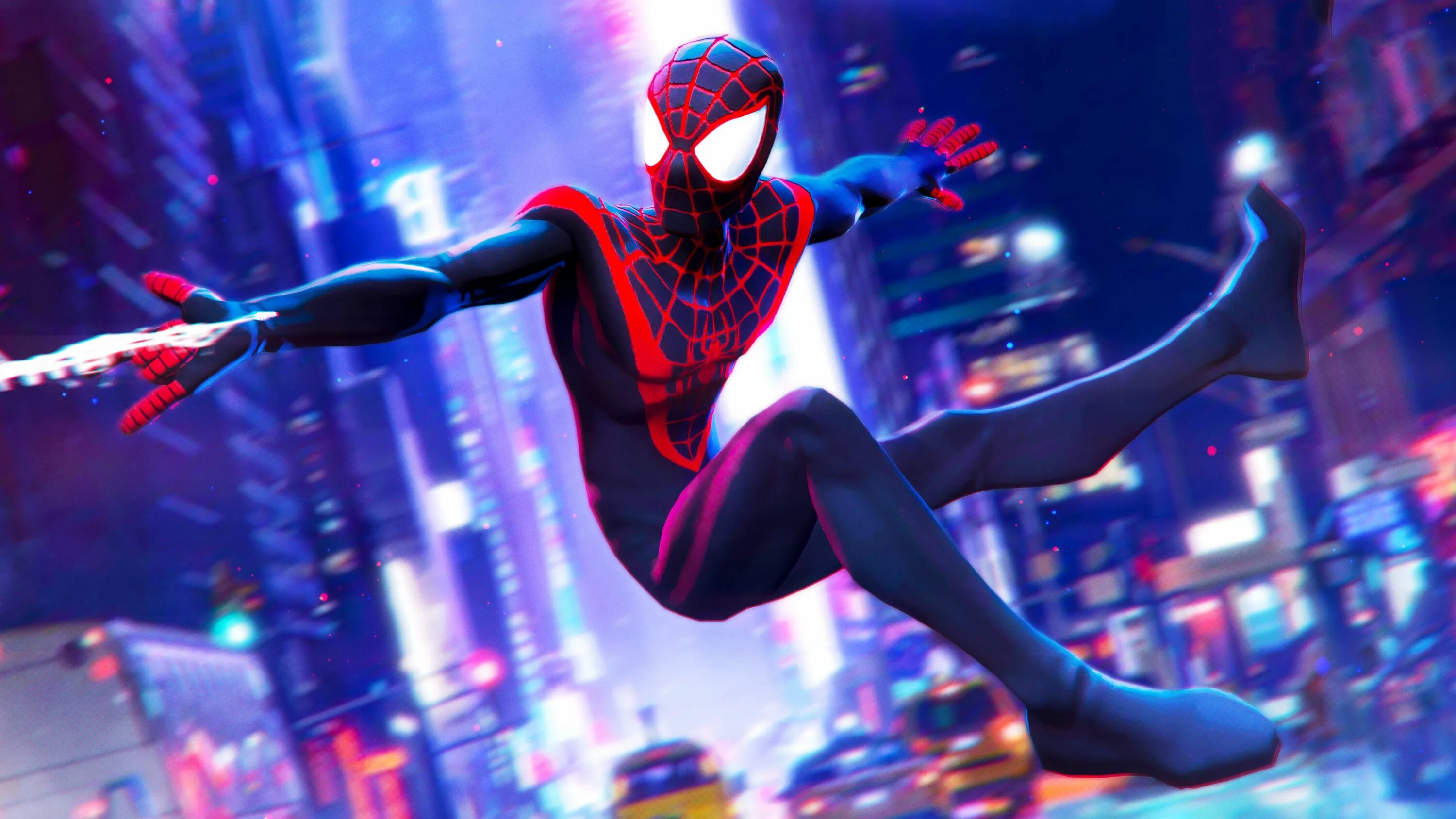 Через вселенные 3 дата. Spider man майлз моралес. человек паук майлз моралес фортнайт. майлз моралес через вселенные 3. майль маразлиз человек паук 3д.