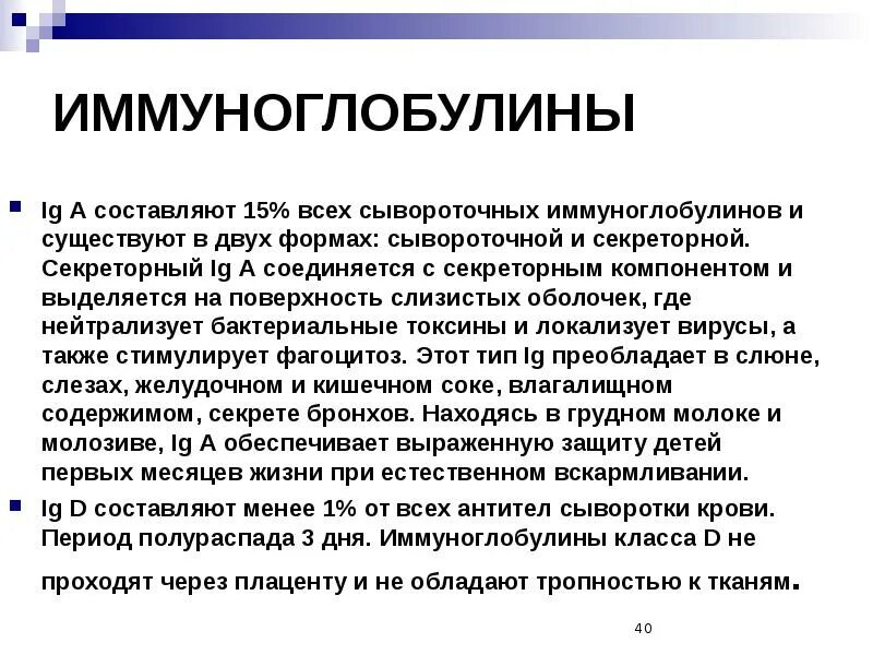 Секреторным иммуноглобулином является