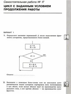 Программирование циклов с заданным условием продолжения работы