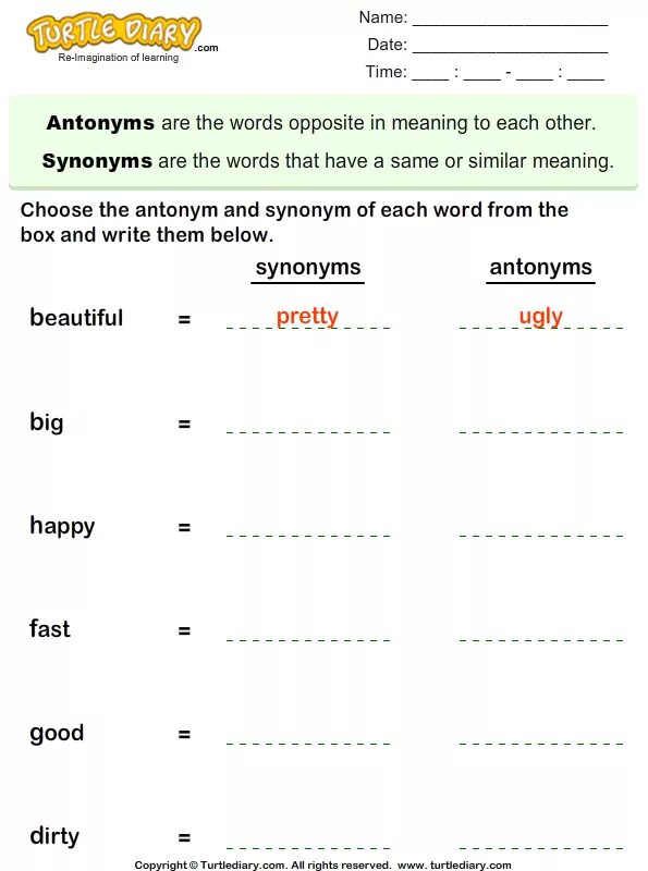 Fill in the following words assignments. Choose synonyms. antonyms worksheets. choose the synonyms worksheet. antonyms exercises.