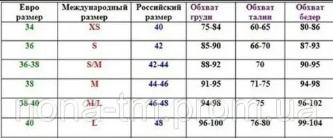 Eur 40 это какой