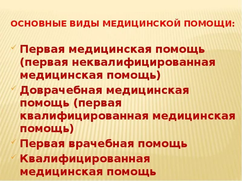 Виды неквалифицированной медицинской помощи. Виды медицинской помощи Введение. Основные цели медицинской рекламы. Вред от неквалифицированной врачебной помощи.