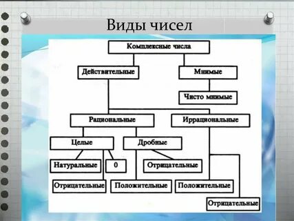 Какие типы чисел существуют