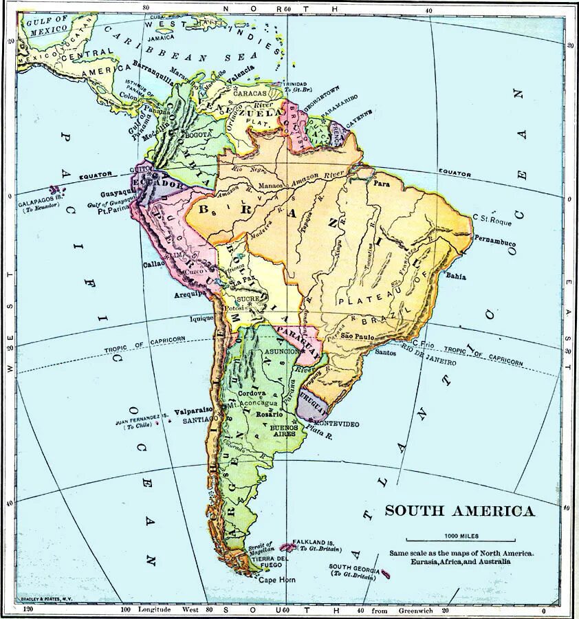 Карта Южной и Латинской Америки. Латинская Америка на карте. Политическая карта латинская Америка карта. Латиноамериканская Америка карта.