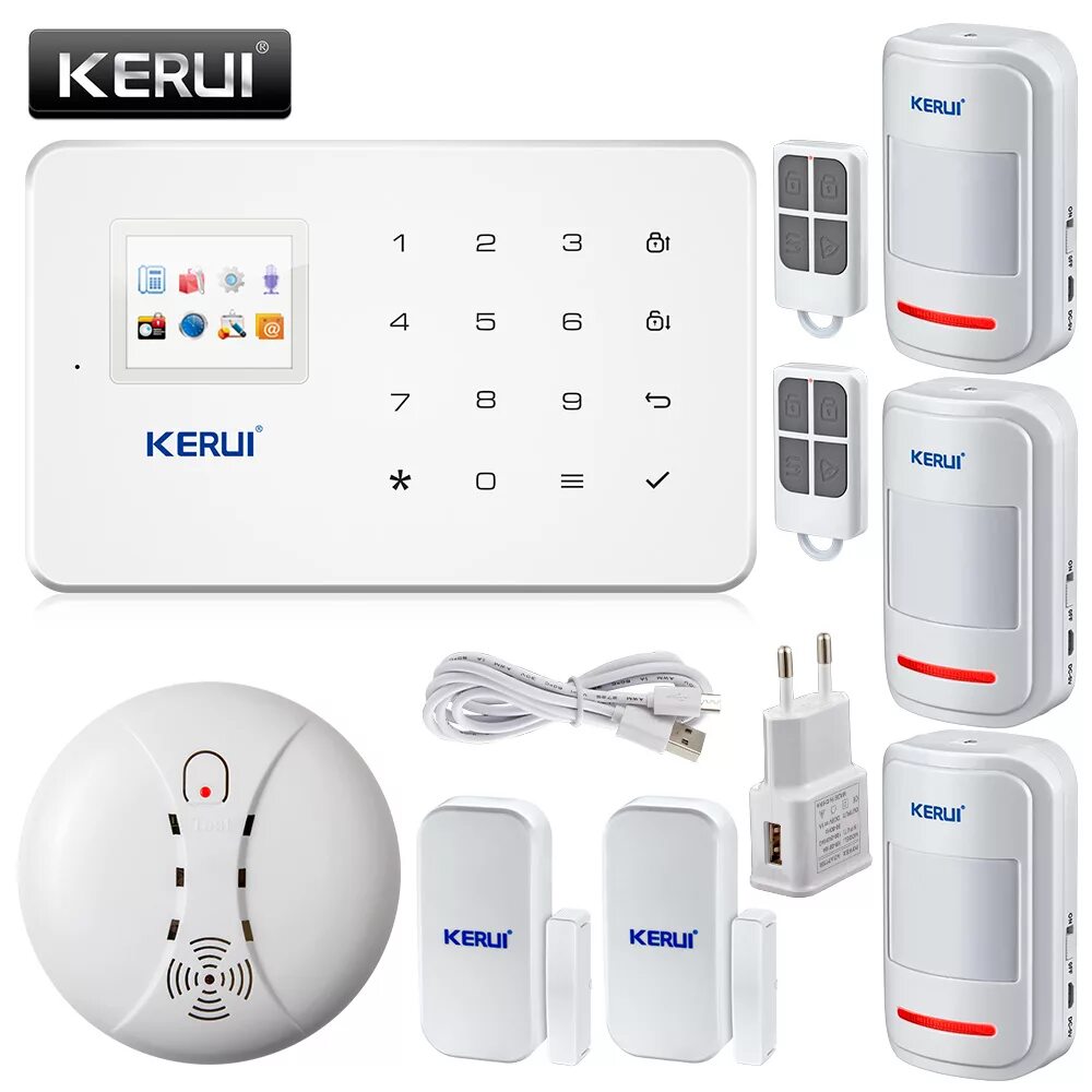 Голосовая сигнализация. KERUI g18. KERUI 18. KERUI Alarm System g18 proshifka. Сигнализация KERUI g18 картинки.
