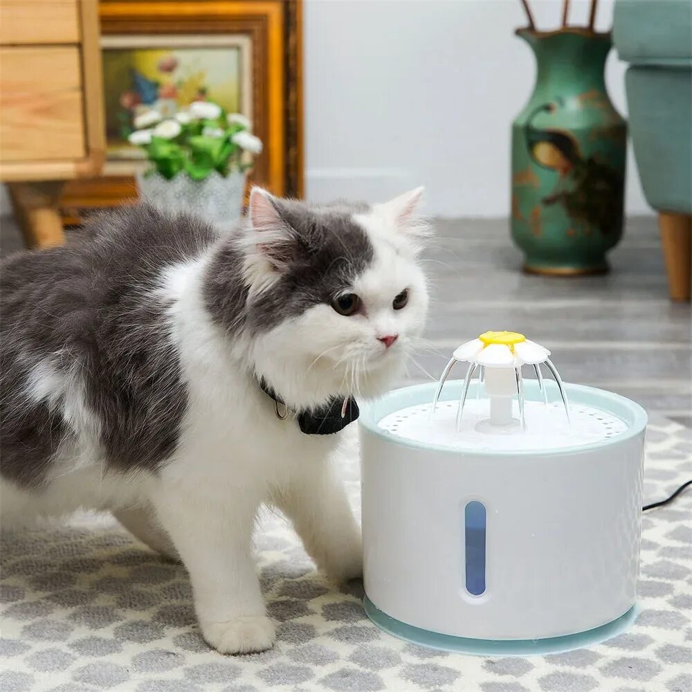Электропоилка фонтан для кошек. Автопоилка ПЭТ диспенсер. Pet Fountain 2.4l 80oz. Автопоилка для кошек фонтанчик. Поилка фонтан для кошек купить
