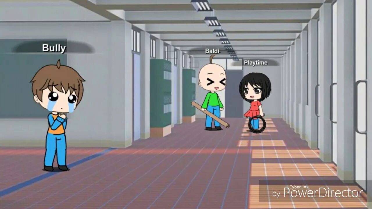 Поппи плейтайм гача. Baldi Basics: Bully x Playtime. Хулиган из БАЛДИ. Папе Playtime игра. Плейтайм.