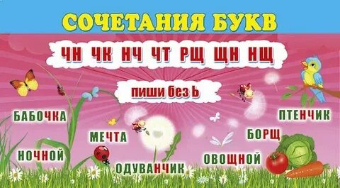 Чк чн чт щн нщ нч