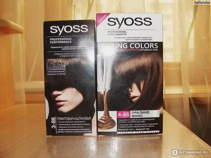 Syoss холодные каштановые