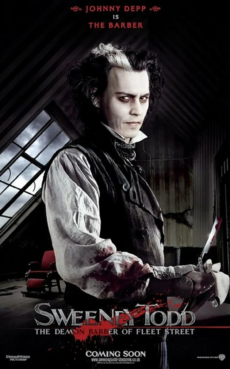 Sweeney todd street. Суини тодд, демон-парикмахер с флит-стрит (2007). Джонни депп парикмахер с флит. Суини тодд демон-парикмахер. Суини тодд 2007.