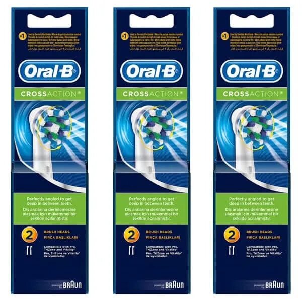 Cross action. Oral b crossaction. oral-b cross action 4 шт. oral-b crossaction 3 шт. насадка кросс экшен для орал би описание.