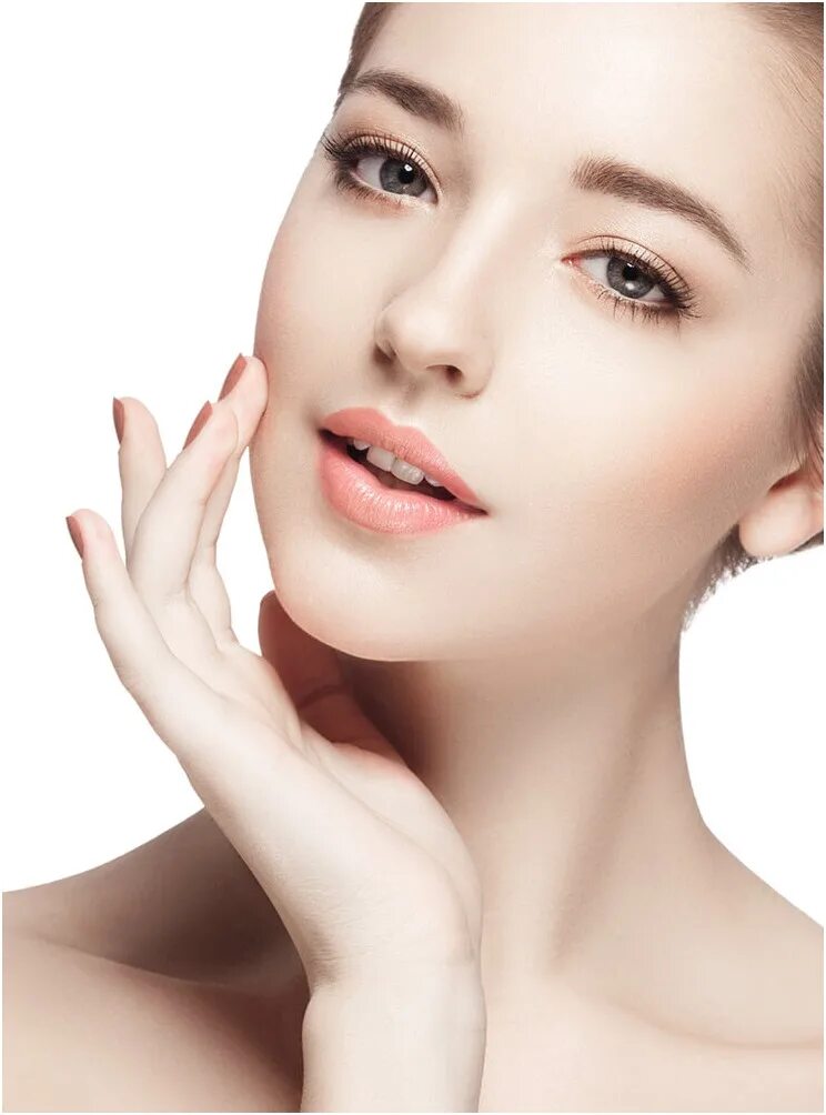 Лицо девушки косметология. Lr health&beauty deluxe radiant skin primer праймер для макияжа. Flawless beauty. Задумалась стильное фото. Женское лицо.