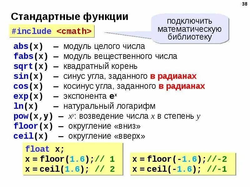 Переменные и выражения c. Язык программирования си возведение в степень. Функция возведения в степень с++. Функция модуль в с++. Возведение в степень в с++.