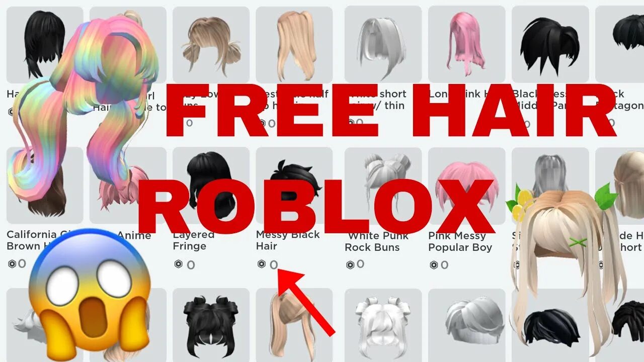 Бесплатные волосы в роблокс для мальчиков. Hair Combo Roblox.