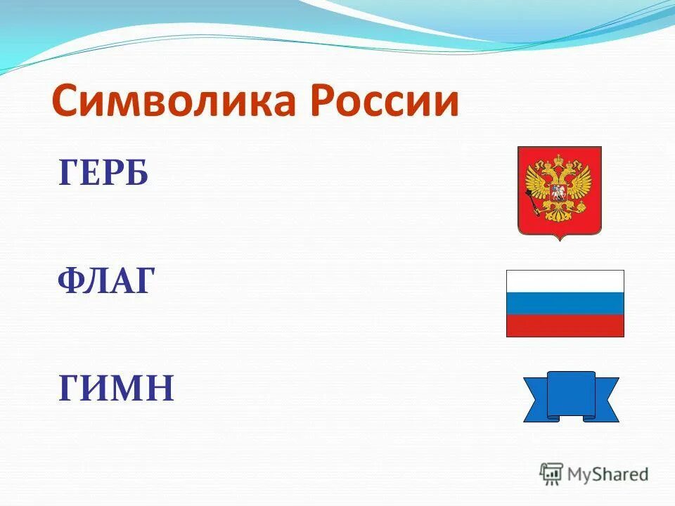 Тесты по теме символы россии