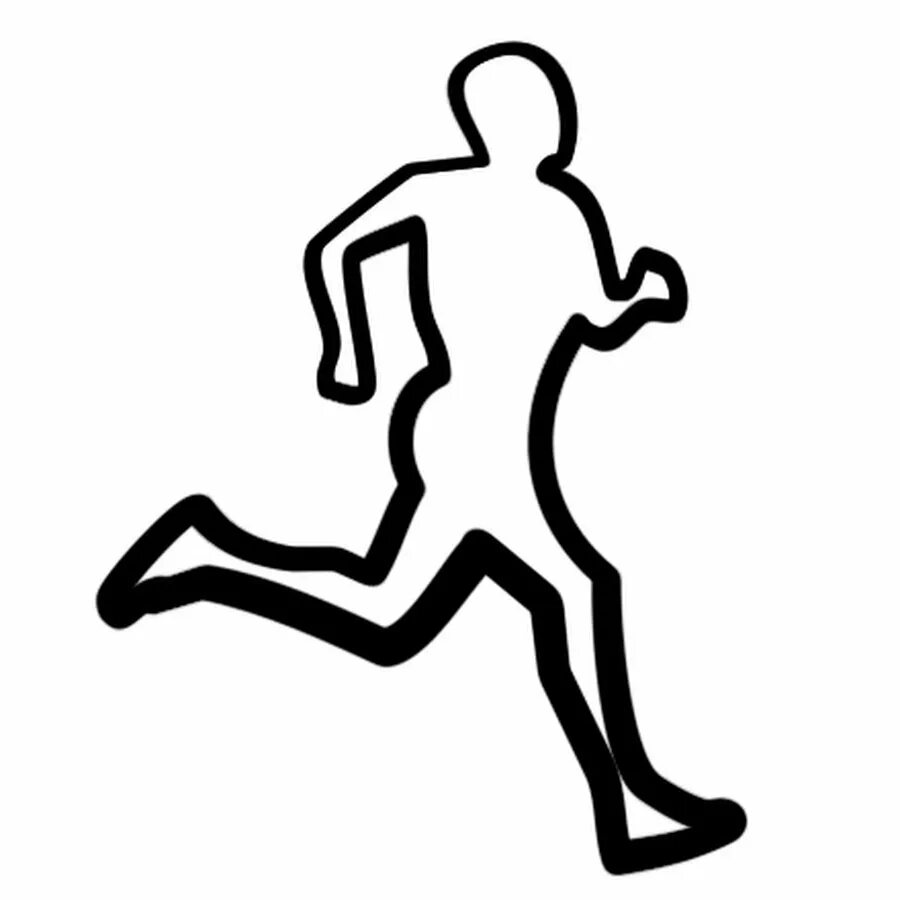 Running icon. Силуэт бегущего человека. Бег значок. Контур человека. Пиктограмма Бегущий человек.