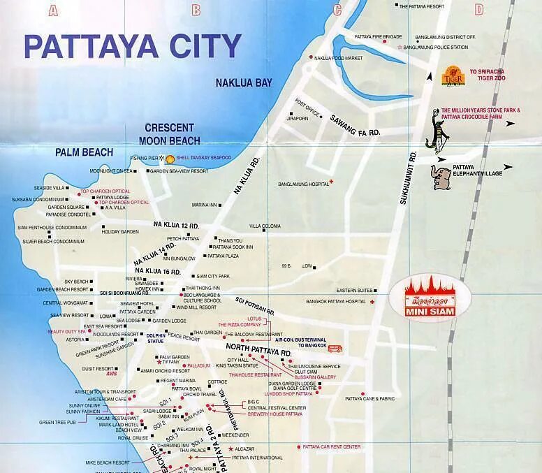 Карта паттайя тайланд. Отель азия паттайя на карте. Паттайя таиланд на карте. Паттайя джомтьен карта. Район наклуа в паттайе на карте.