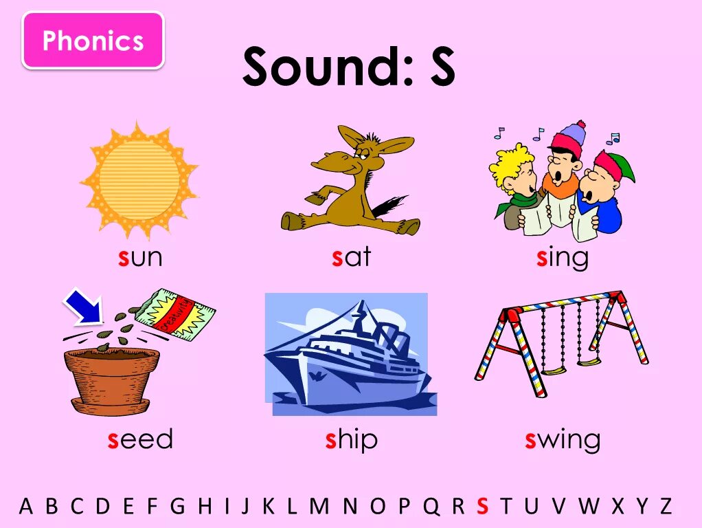 Звук z в английском. Phonics. Phonics s. Звук z в английском языке для детей.